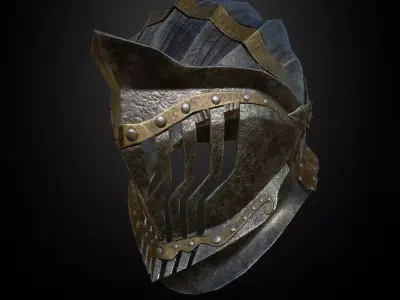 HELMET7 Game Ready Low-poly 3D model