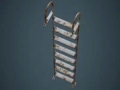 Ladder 3B Low-poly 3D model
