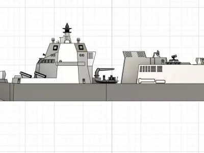 KRI Prabu Siliwangi 3D print model
