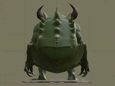Spineback Monstr 3D model