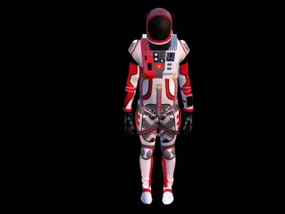 Astronaut Spacesuit Vietnam 3D model