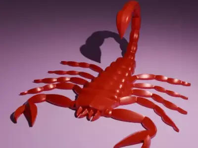 Scorpion 3D print model get