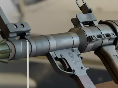 RPG-7 Low-poly 3D model purchase