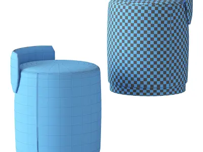 Pouf Andrew Martin 3D model purchase