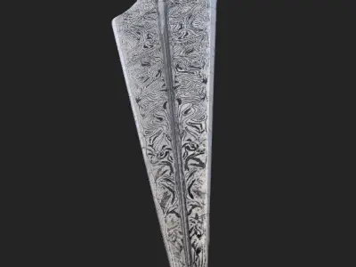 Bellatrix Lestrange Dagger Low-poly 3D model