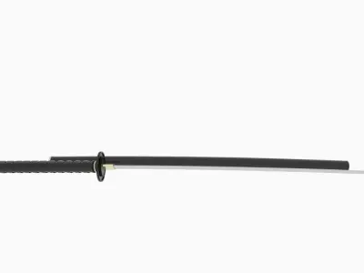 Katana samurai sword 3D model buy