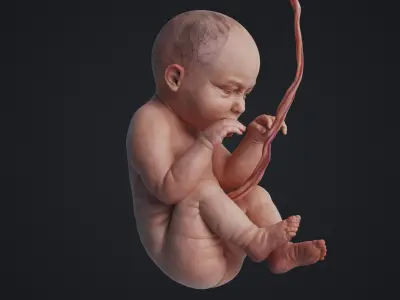  Human Fetus Animated 