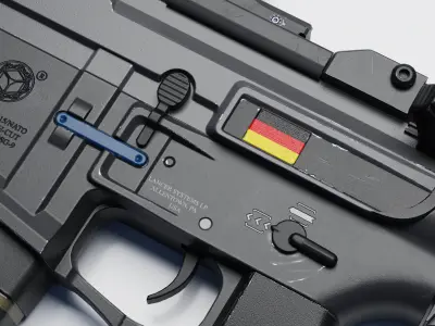 Honey Badger Magazine Low-poly 3D model