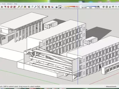 Sketchup Office building C1 Free 3D model