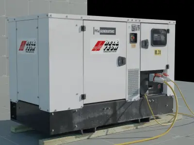 E10s Electrical Box 05 3D model