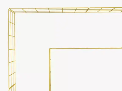 Industrial Railing Low-poly 3D model purchase