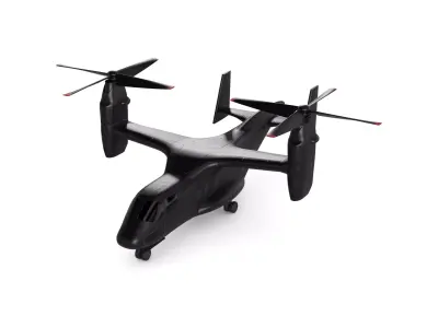Tiltrotor Aircraft 3D model purchase