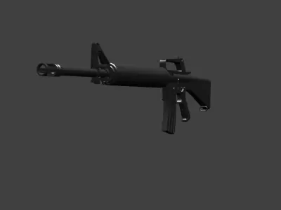 Military Weapons pack Free low-poly 3D model