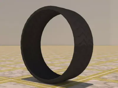 High Quality Tyre 3D model