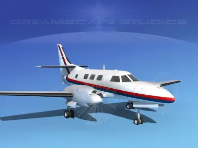 Swearingen SA226-T Merlin III V03 3D model