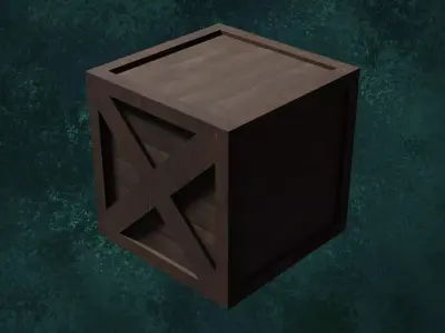 Wood Boxes Series Heavy Crates Cargo Lot1 Group1 3D model