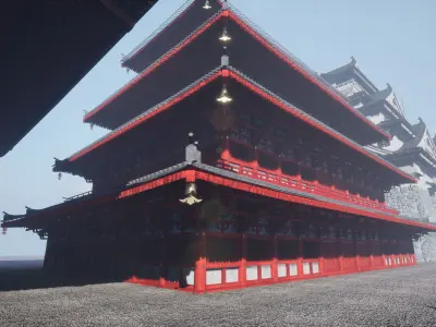 Japanese Architecture 3D model
