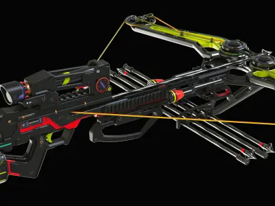Archer Weapon Set 3D model