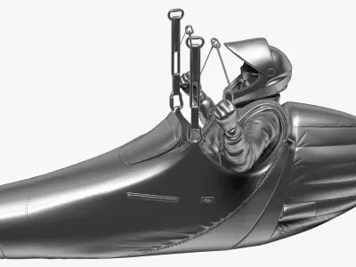  Paraglider in capsule 