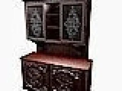 Buffet antique hutch 3D model