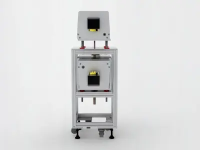Coaxial cable stripping machine 3D model