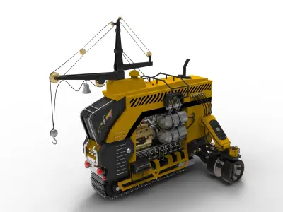 3D Concept Vehicle  3D model