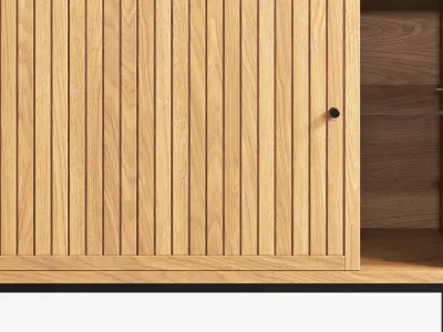 Joybird Elsa bar cabinet 3D model