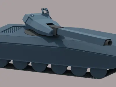  MBT mk1 Minotaur Low-poly 3D model
