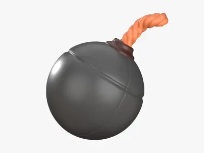 Bomb 3D Illustration 3D model buy