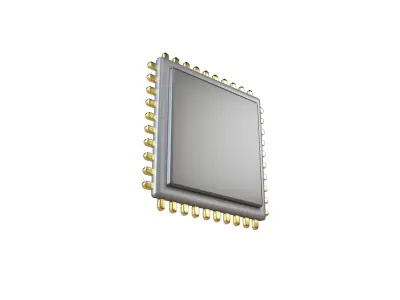 Chip Icon v1 003 Low-poly 3D model