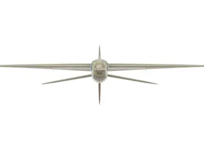 FUN FLY RC FLYING FISH GLIDER WINGSPAN 1078MM Free 3D print model