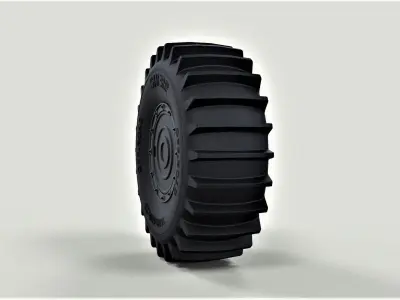 Wheel from  SHERP ATV 3D model