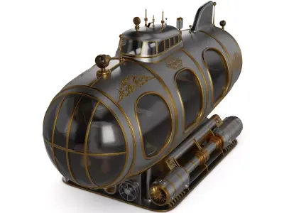 Tourist Submersible 3D model PBR