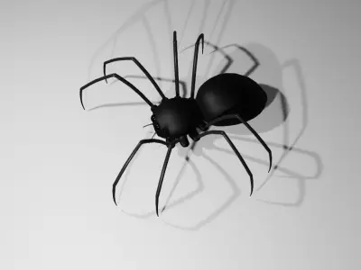 Spider - Aranha Low-poly 3D model