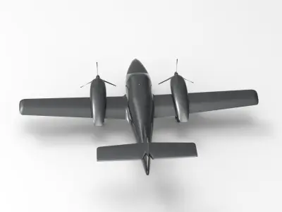 Cessna T303 Crusader 3D model