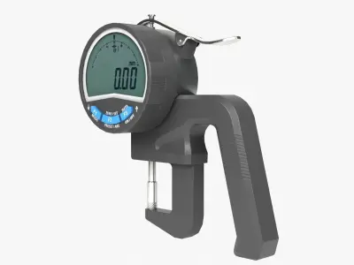 Thickness Gauges Low-poly 3D model