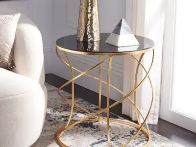 Rex Glass Frame End Table 3D model