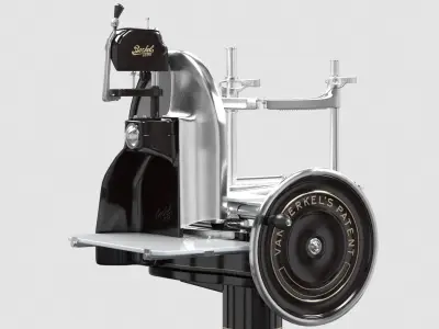 Van berkel  vintage meat slicer black Low-poly 3D model