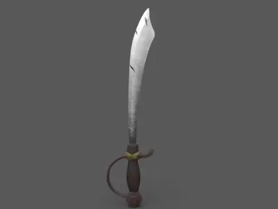 Eclipse Saber Sword Low-poly 3D model