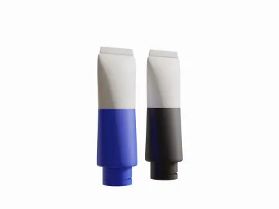 shaving gel Low-poly 3D model