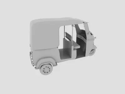 Auto Rikshaw Free 3D model