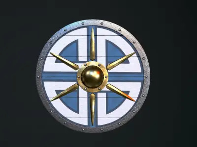 Viking Shield Free 3D model