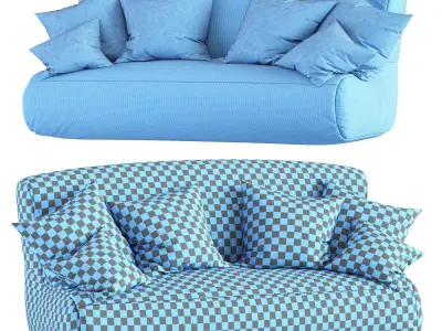 Bean Bag Sofa N11 3D model