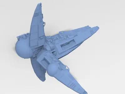 Wraith Interceptor architecture 9  3D model