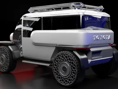 2023 Toyota Baby Lunar Cruiser Concept 3D model