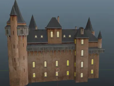 historical castle  3D model