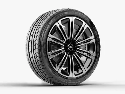 Range Rover Velar wheel 3D model