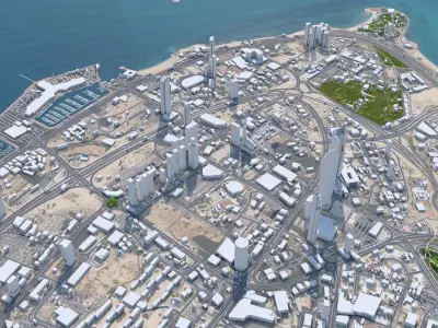 Kuwait Country 3D model