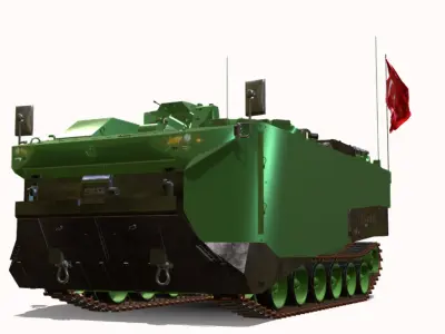  Assalto Maritimo ZAHA  MAV Low-poly 3D model