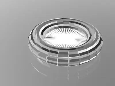 Simple Wheel 3D model